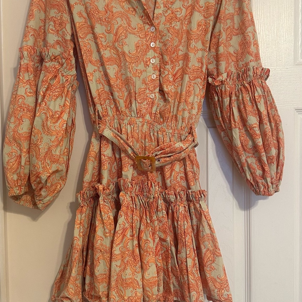 Paisley Print Women's Dress